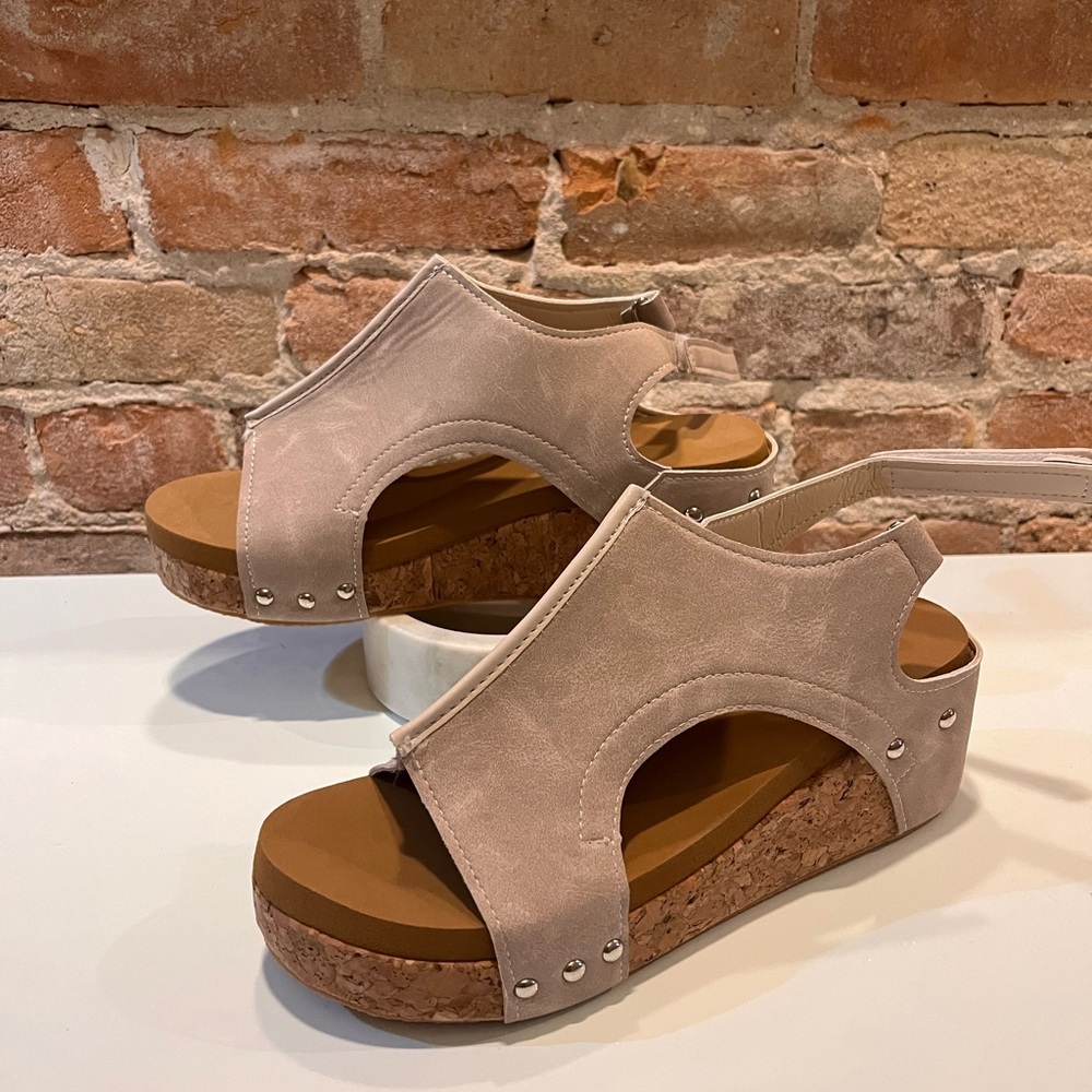 Camel colored Wedges
